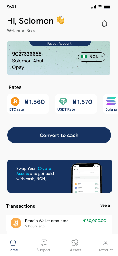 Trenche mobile app interface